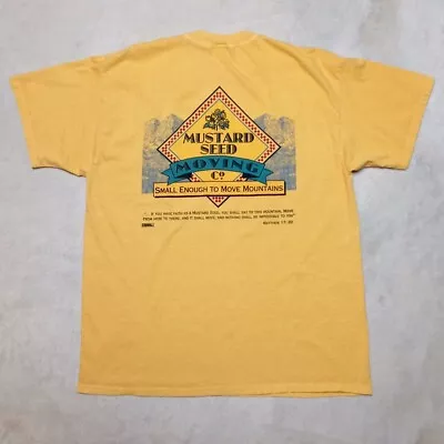 Vintage Mustard Seed Moving Company Bible Verse (Matthew 17:20) T-Shirt Size XL • $34.95