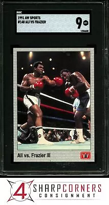 1991 Aw Sports #148 Muhammad Ali Vs. Joe Frazier Sgc 9 • $0.99