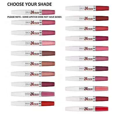 Maybelline Superstay 24 Hour Lipstick *** Various Shades*** New Free Post • £8.99