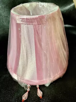 Lamp Shades Faux Dangling Jewels- Mini Chandelier Lot Of 2 • $11.99