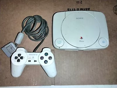 Sony Playstation 1 PS One PS1 Mini Slim Console With Controller SCPH-101  • $35