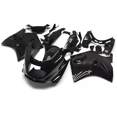 Motorcycle Fairings For 1993 2003 Kawasaki Ninja ZX11 02 ZZR1100 Black Bodywork • $409.95