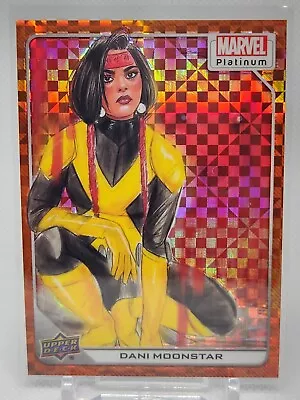 Dani Moonstar 2023 Upper Deck Marvel Platinum #26 Orange Checkers Parallel 10/33 • $99.99