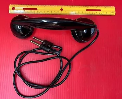 Cw-51032 Telephone Handset With Press To Talk Button &   Switchboad Cord &  Plug • $29.50