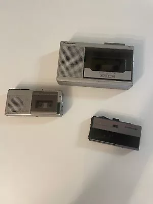 VTG Dictaphone Voice Processor Panasonic Recorders Lot Of 3 Not Tested • $35.99