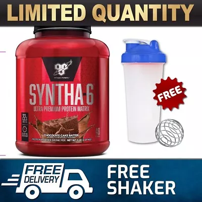 Bsn Syntha 6 2.29kg 5lbs Protein Powder || Wpi Wpc Blend Whey Lean Muscle • $99.95