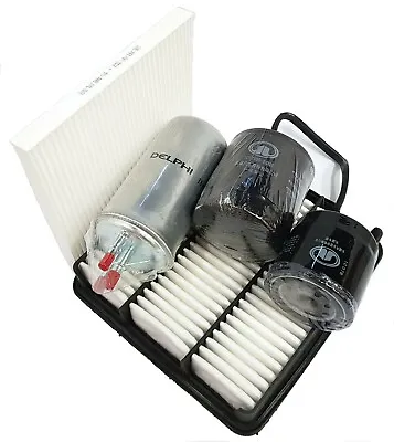 GENUINE SERVICE KIT For GREAT WALL V200 DIESEL 2011-ON OIL AIR FUEL CABIN FILTER • $85