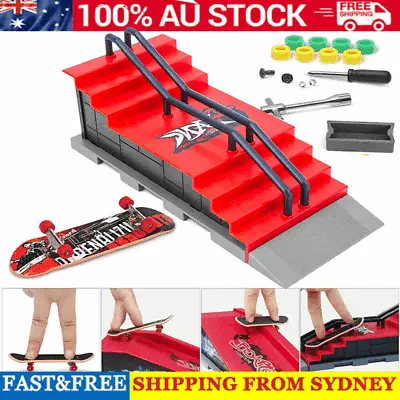 Skate Park Ramp For Tech Deck Fingerboard Finger Board Ultimate Park Toys Gifts • $16.89