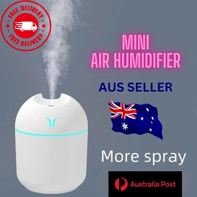 $19.62 • Buy Essential Oil Diffuser Ultrasonic Air Humidifier USB Air Purifier Mist Aroma AUS