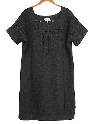 VANESSA BRUNO ATHE Knit Sweater Dress Gray Size 1 US S • $70