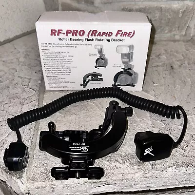 Custom Brackets RF-Pro Rapid Fire Roller Bearing Flash Rotating Camera Bracket • $189.97