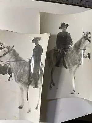 CANADIAN MOUNTIE Vintage Photography HORSE HAT Canada HISTORY Horseback • $0.99