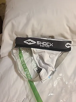 Shock Doctor Core Athletic Supporter With Cup Pocket White. Small. Open Box New • $14.50