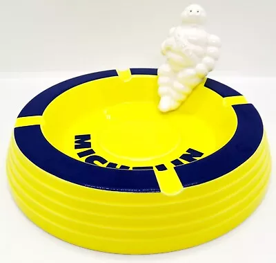 Michelin Man Bibendum BIB Figure Collection Ashtray Yellow No Box Unused • $89