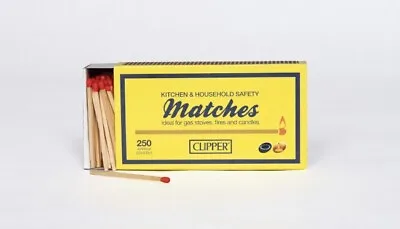 Clipper Safety Matches 250 X 12 • £8.99