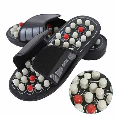 Stress Relief Acupressure Foot Massager Reflexology Sandals Slippers • $28.44