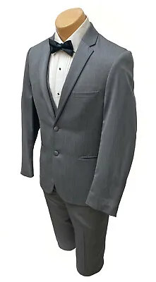 $29.99 • Buy Boys Grey Michael Kors Tuxedo With Flat Front Pants Wedding Ring Bearer