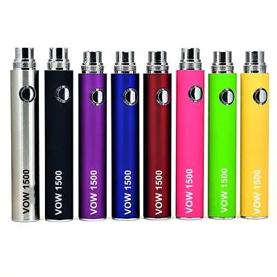 3x 1500 MAh E Cig E Shisha Vape E Pen VOD Big Smoke Variable Voltage Batteries • £3.40