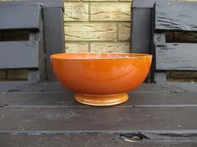 £25 • Buy Moorcroft  Pottery . Early Burslem  Bowl With A  Orange Luster Finish A/f