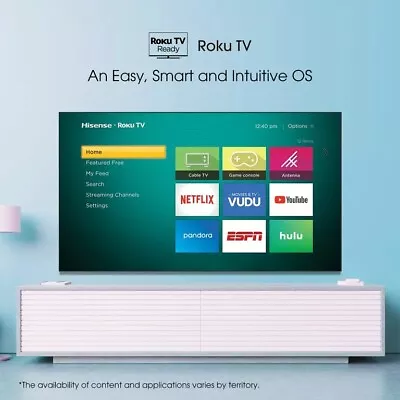 $115.50 • Buy Hisense 43  FHD LED Roku Smart TV - Local Pickup Only - Charlotte Metro Area