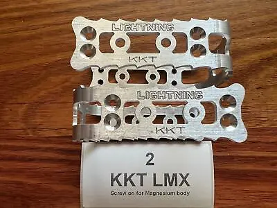 KKT LMX Lightning Pedal Cage - Raw Alloy - Old School Bmx • $93.50