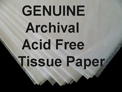 20pk JUMBO 24x36 ACID FREE Tissue Paper UNBuffered FREE SHIP Archival Storage • $15.88
