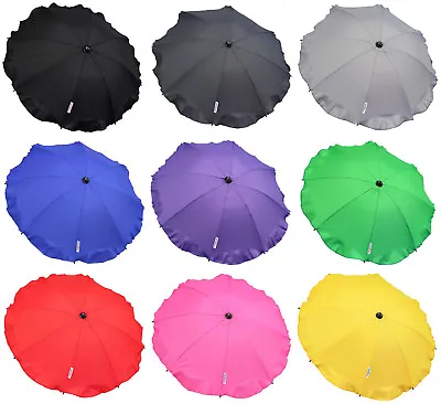 Baby Parasol Universal Sun Umbrella Pram Stroller Canopy Protect From Sun Rain • £12.49