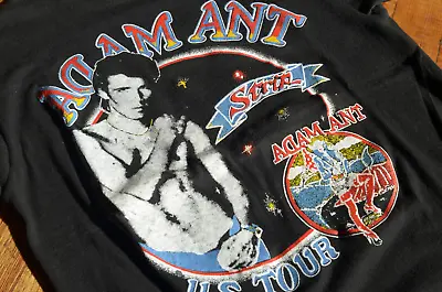 $24.69 • Buy Adam Ant T Shirt Black Size S M L 234XL Cotton MEN EE293