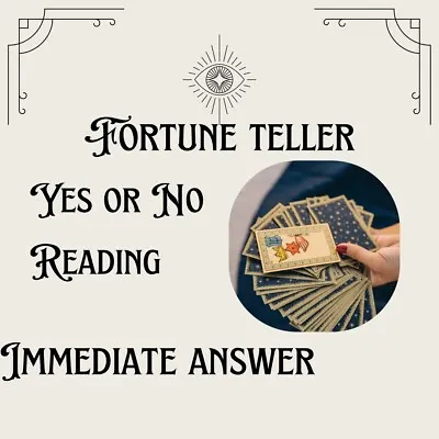 Yes Or No Immediate Tarot Reading With Picture Of Tarot Card. Ask Any Question! • £3