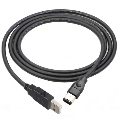 Firewire IEEE 1394 6Pin Male To USB 2.0 A Male Adaptor Convertor Cable For DV  • $8.99