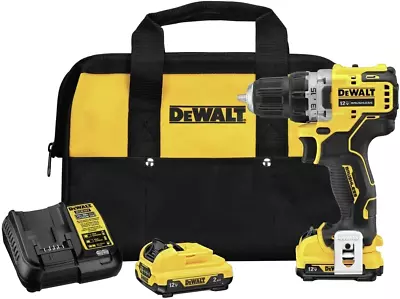 DEWALT-DCD701F2 12V MAX XTREME Li-Ion 3/8  Cordless Drill Driver Kit (2 Ah) New • $79