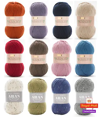 £9.99 • Buy Sirdar Hayfield Bonus Aran Wool & Bonus Aran Tweed 400g 20% Real Wool Yarn