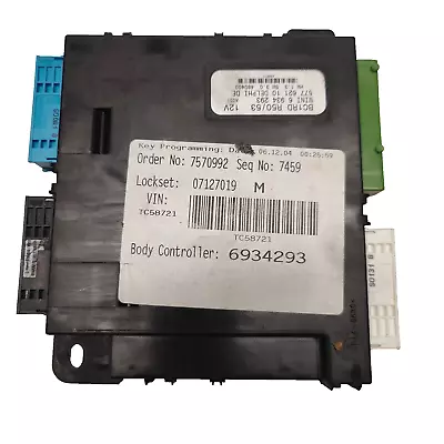 2002-06 Mini Cooper R50 R53 Body Computer Control Module Unit Bcm Bcu 6934293 • $119.99