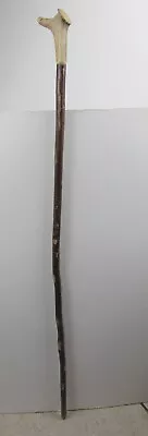 Antique Cane Handle Antler Handmade Primitive  Walking Stick • $29.99