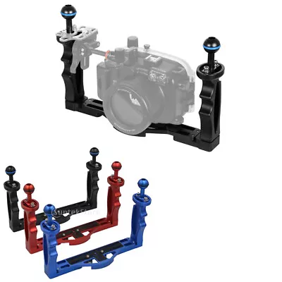 Adjustable Underwater Camera Tray Scuba Diving Video Light Stabilizer Tray Rack • £69.12