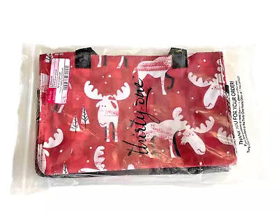 Thirty One Moosin Around All In Organizer Red Background White Moose Design NEW • $13.48