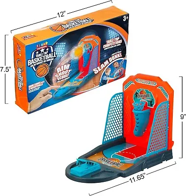 EXPRESSIONS Tabletop Basketball Game - Mini Basketball Game For Travel & Deskto • $19.99