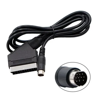 Sega Saturn RGB Scart Cable TV Lead Stereo Sound Audio Video • £12.38