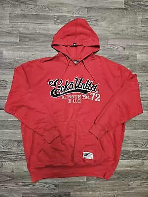 ECKO UNLTD Red Hoodie Size XXXL Embroidered Logo 3XL • $45