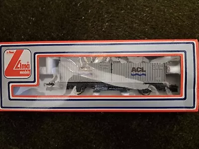 LIMA 302870W Container Wagon With 2 Containers 'ACL'  • £7.50