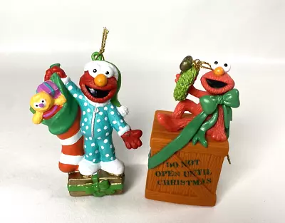 Lot Of 2 Sesame Street Elmo Christmas Ornaments Kris Adler • $15