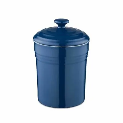 Barbary & Oak BO875007BLU Ceramic Storage Jar Blue New & Sealed • £19.99