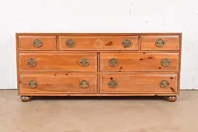 Henredon Mid-Century Hollywood Regency Pine Dresser Or Credenza • $2795