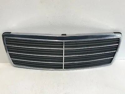 95-99 Mercedes W140 S500 S350 S420 Front Hood Radiator Grille Grill Chrome OEM • $180