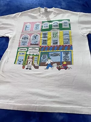 Charleston SC Vintage T-Shirt Size L White Single Stitch USA 1980s Stores READ • $19.99
