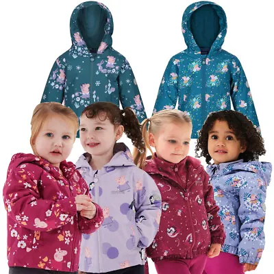 Regatta Girls Peppa Muddy Puddle Waterproof Insulated Coat • £20.63