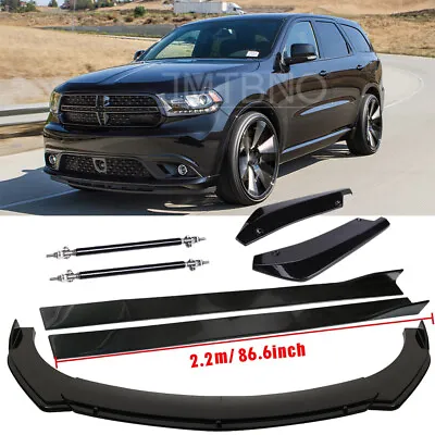 For Dodge Durango Car Front Bumper Lip Spoiler Rear Side Skirt Splitter Body Kit • $169.39