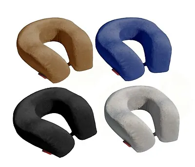 BookishBunny Memory Foam Larger U Shape Travel Neck Pillow Airplane Car Cushion • $11.87