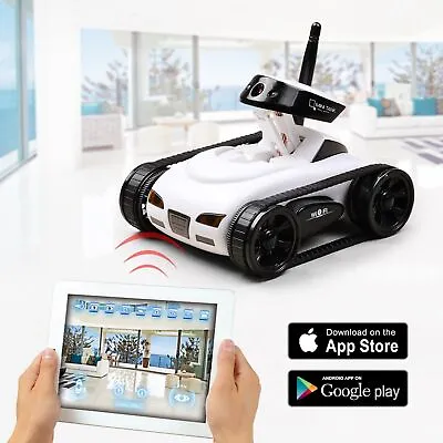 Rc Crawler Tank APP Mini Spy Tank W/ Wifi Fpv Camera Radio Controlled Model Car • $45.99