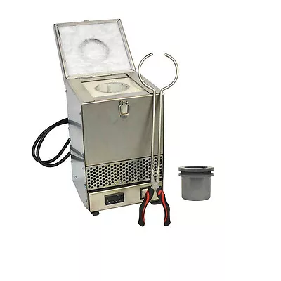 70 Oz Stainless Steel Tabletop Melting Furnace W/ 2kg Crucible 110V - HD-234SS-R • $382.47